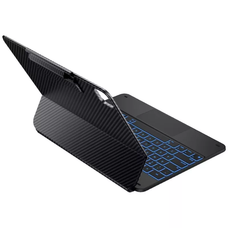 Typecase Edge Custodia con tastiera per iPad Air 13 2024/2025 Carbon Fiber