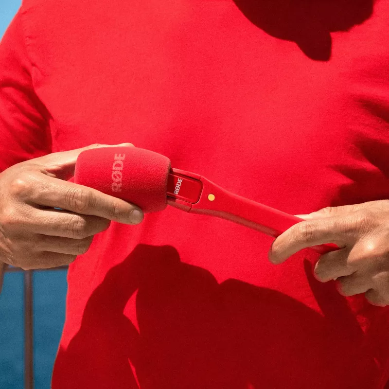 RØDE Interview Micro Adattatore portatile per Wireless GO (rosso)