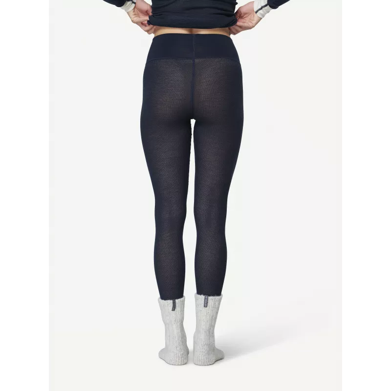 Devold Wool Mesh 190 Longs leggings termici da donna - Ink, taglia M