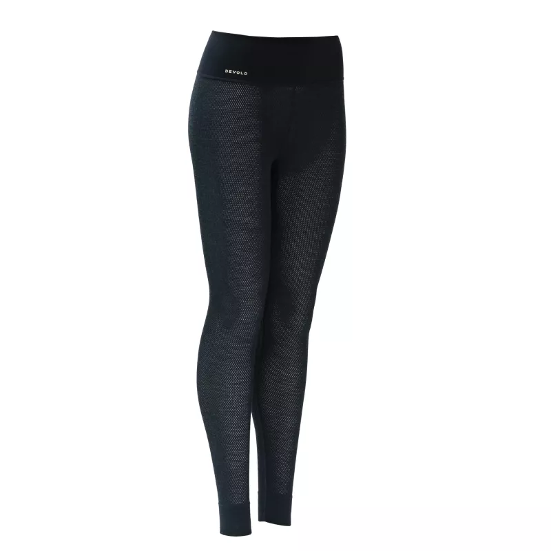 Devold Wool Mesh 190 Longs leggings termici da donna - Ink, taglia M