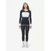Devold Wool Mesh 190 Shirt baselayer da donna - Ink/Offwhite, taglia M