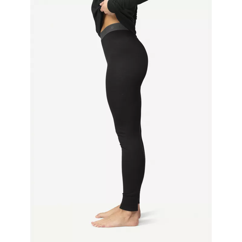 Devold Breeze Plus Merino 200 Longs leggings termici da donna - nero, taglia M