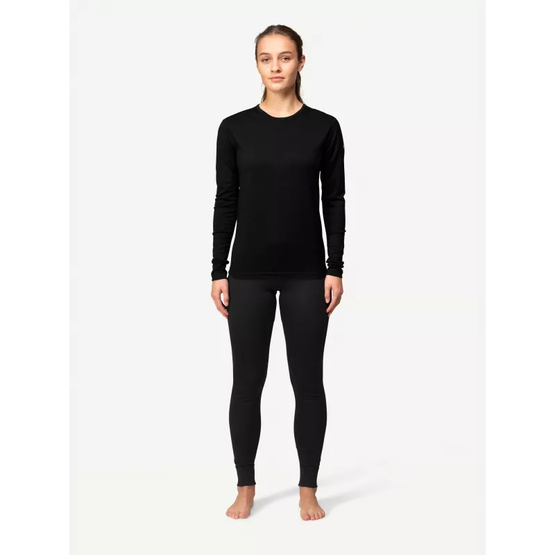 Devold Breeze Plus Merino 200 Longs leggings termici da donna - nero, taglia S