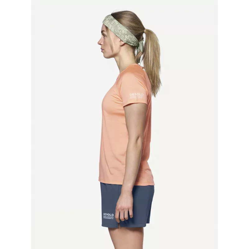 Devold Endurance Merino 130 Tee - Sunrise - taglia S - Donna Baselayer T-Shirt