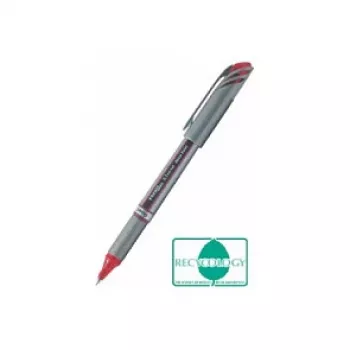 Pentel BL27-BX penna gel liquida - argento - rosso - 0,7 mm - 0,35 mm - corpo in metallo - retrattile