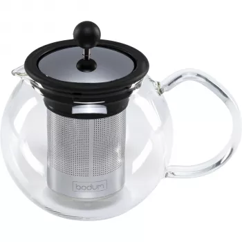 Bodum ASSAM Tea Press 0,5 litri acciaio inox / nero