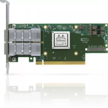 Mellanox NVIDIA ConnectX-6 VPI MCX653106A-HDAT-SP scheda di rete - HDR IB (200 Gb/s) e 200GbE dual-port QSFP56 PCIe 4.0 x16 staffa alta