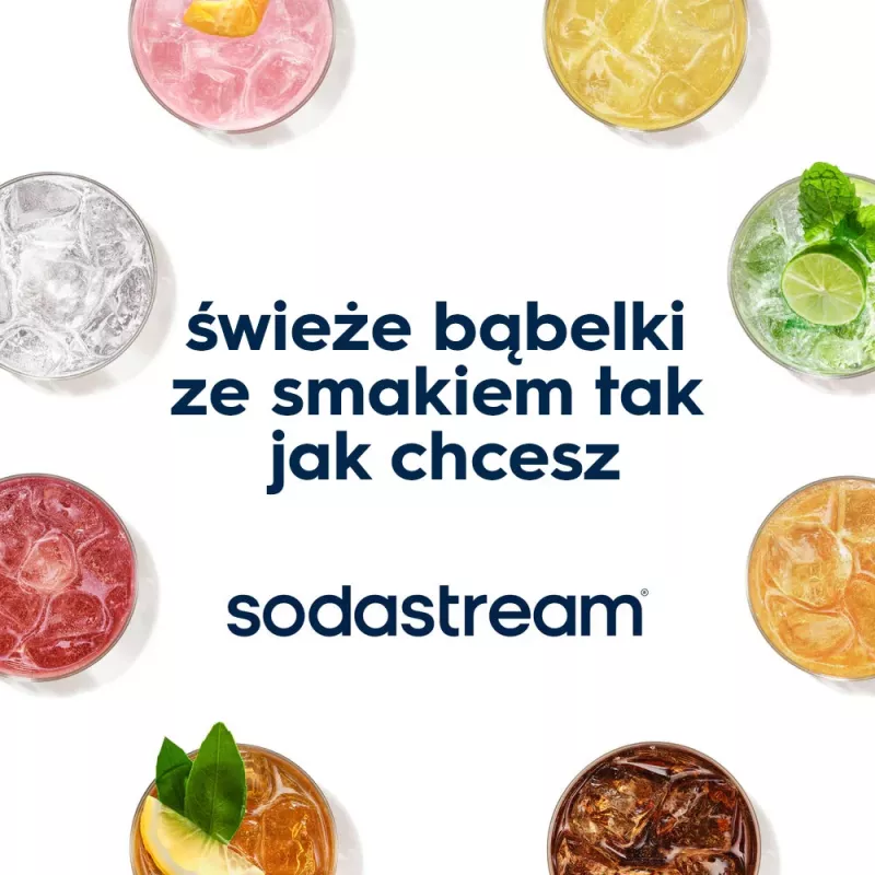 SodaStream Fuse Bubble Mosaic 2 x 1 L bottiglie per gassificazione blu