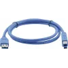 Kramer C-USB3/AB-3 Cavo USB 3.0, USB-A maschio a USB-B maschio, 0,9 m (3 ft), blu