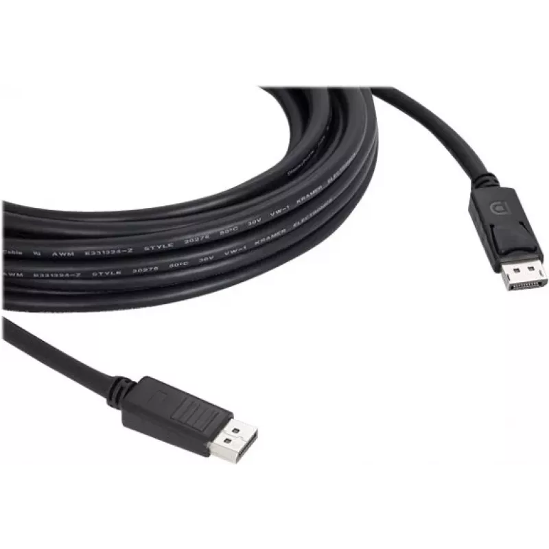 Kramer C-DP-10 cavo DisplayPort 10 m (32.8ft) - DisplayPort maschio su maschio - 4K@60Hz - nero