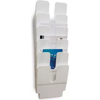 DURABLE FLEXIPLUS 6 espositore per depliant A4 verticale trasparente 1700008011