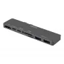 DELTACO USBC-1290 docking station Thunderbolt 3 - argento - 40 Gbit/s - 4K Ultra HD