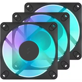 Fractal Design Dynamic 3-14 RGB Black 3-Pack ventole PWM 140mm