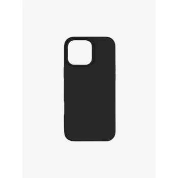 Pomologic CoverCase custodia protettiva in silicone per iPhone 16 Pro Max compatibile MagSafe (nero)