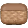Custodia in fibra aramidica PITAKA per AirPods Pro 3, Golden Glint
