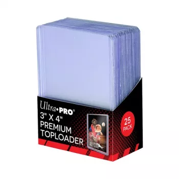 Ultra PRO TCG Card Toploader plastica rigida premium 77x100mm confezione da 25