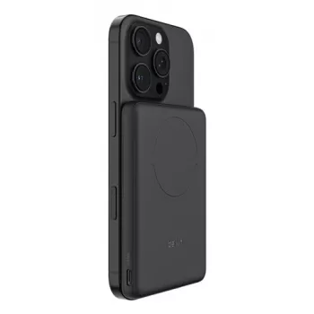 Belkin BoostCharge Slim Powerbank magnetica 5000 mAh, 7,5 W, nero
