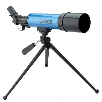 Carson Aim telescopio rifrattore 50mm con lente Barlow 3x e treppiede in alluminio