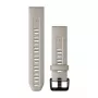 Cinturino in silicone per orologio Garmin 20 mm, Lightsand, 010-13102-04