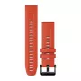 Cinturino in silicone Garmin 22 mm Flame Red 010-13111-04