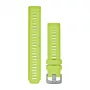 Cinturino in silicone per orologio Garmin Instinct 2 22 mm, Electric Lime, 010-13105-02