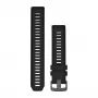 Cinturino in silicone per orologio Garmin 22mm per Instinct 2, Nero, 010-13105-06