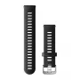 Cinturino in silicone Garmin 20 mm nero per Venu, Forerunner 645, Forerunner 245, Forerunner 55 - accessorio originale 010-11251-9P