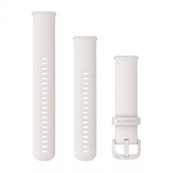 Cinturino in silicone Garmin 20 mm avorio (010-12924-80)