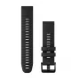 Cinturino in silicone per orologio Garmin QuickFit 22 mm, Nero (010-13280-00)