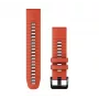 Cinturino in silicone per orologio Garmin QuickFit 22 mm, Rosso/Grafite (010-13280-04)