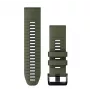 Cinturino in silicone Garmin QuickFit 26 mm verde scuro/grafite 010-13281-07