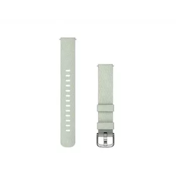 Cinturino in tessuto Garmin 14 mm per Lily 2 Sage Gray fibbia argento 010-13302-11
