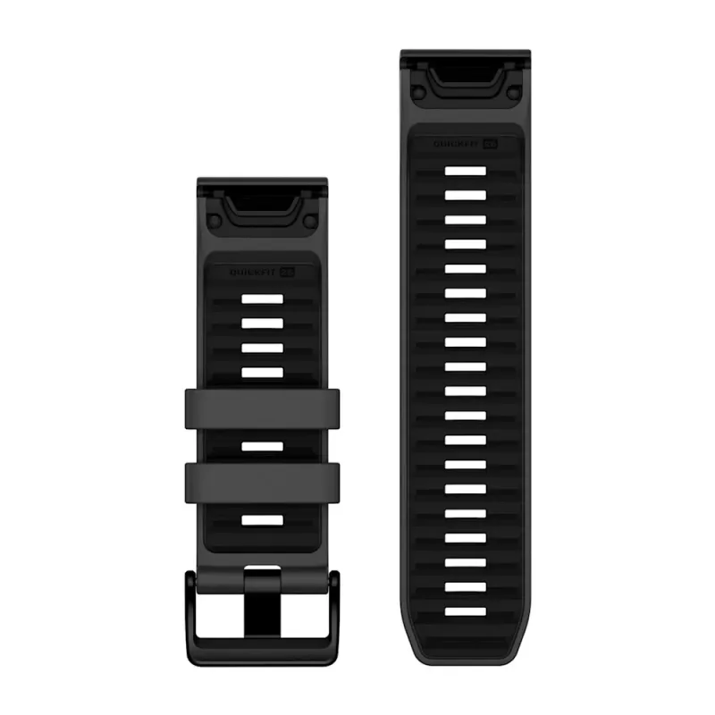 Garmin cinturino in silicone QuickFit 26mm grafite/nero 010-13393-10