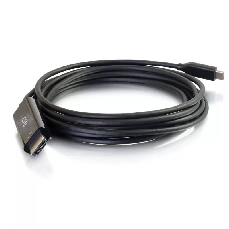 C2G cavo adattatore USB-C a HDMI - 1,83 m - nero - 4K@60Hz - connettore USB-C reversibile