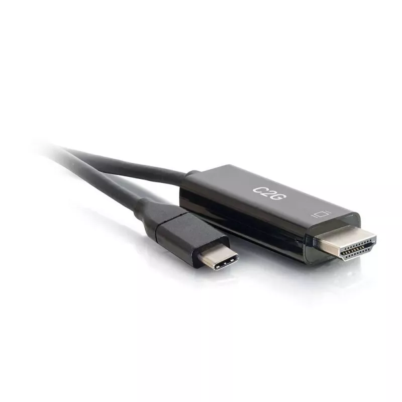 C2G cavo adattatore USB-C a HDMI - 1,83 m - nero - 4K@60Hz - connettore USB-C reversibile