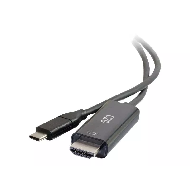 C2G cavo adattatore USB-C a HDMI - 1,83 m - nero - 4K@60Hz - connettore USB-C reversibile