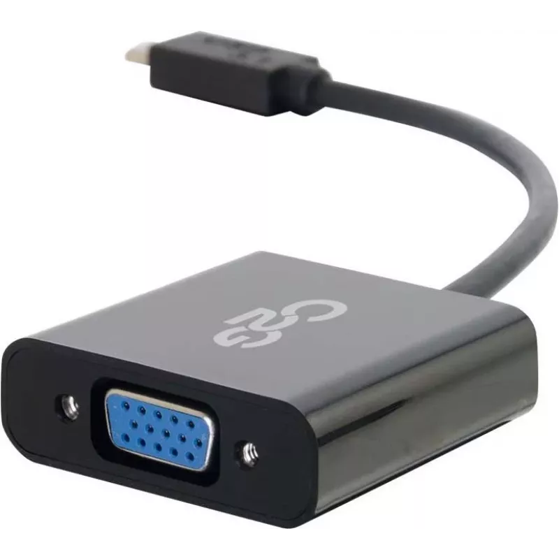 C2G Adattatore USB 3.1 USB Type-C a VGA - USB-C a VGA nero