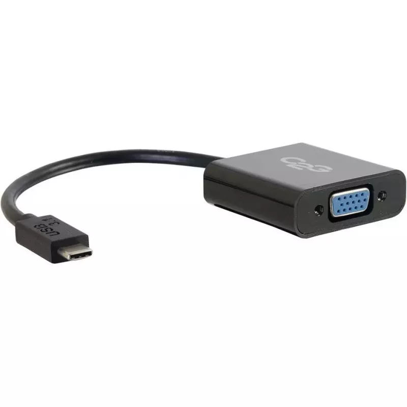 C2G Adattatore USB 3.1 USB Type-C a VGA - USB-C a VGA nero