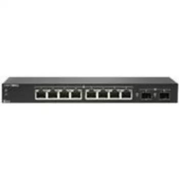 SonicWALL SWS12-8 Switch managed - 8 x Gigabit + 2 x SFP