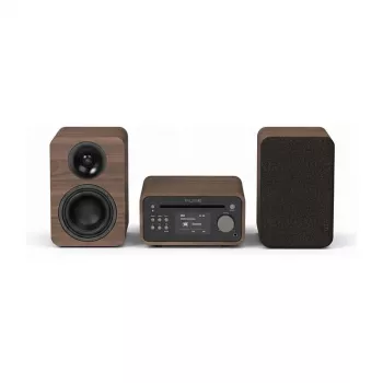 Sistema stereo Pure Classic Stereo Mini DAB+/FM, Bluetooth, CD, USB, marrone/noce