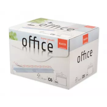 Busta ELCO Office C6 (114 x 162 mm), senza finestra, autoadesiva, 80 g/m², bianco, 200 pezzi (74531.12)