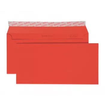 Busta ELCO Color C5/6 (114 x 229 mm), senza finestra, 100 g/m², rosso, 250 pezzi (18833.92)