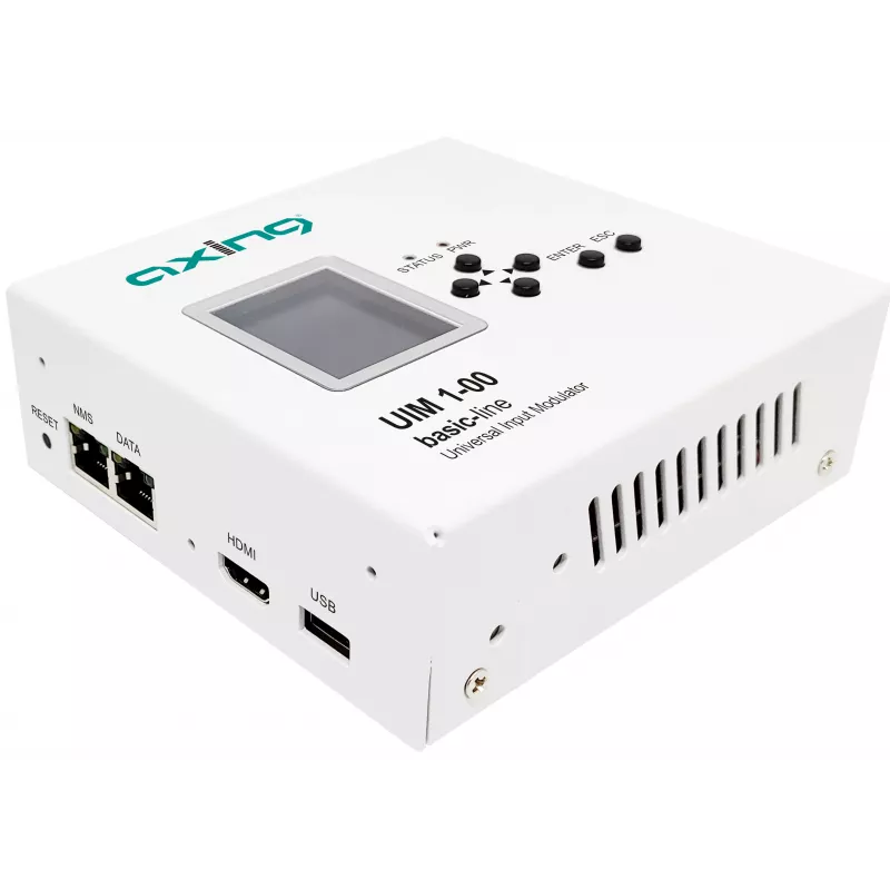 AXING UIM 1-00 modulatore universale di ingresso HDMI CVBS YPbPr su RF DVB-T/C