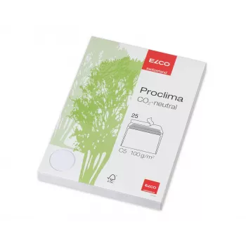 ELCO Proclima Busta C5 (162 x 229 mm), senza finestra, autoadesiva, 100 g/m², 25 pezzi (74270.20)