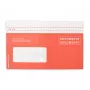 ELCO Quick Vitro Cartella portadocumenti C5/6 (114 x 229 mm), finestra a sinistra, rosso, 250 pezzi (29128.80)