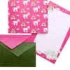 Carta da lettere con buste Artoz Papier 334001-03, Unicorn pink (circa DIN A5), 80 g/m², 1 confezione