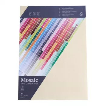 Artoz Papier Carta da lettere Mosaic avorio A4 90 g/m² 25 fogli