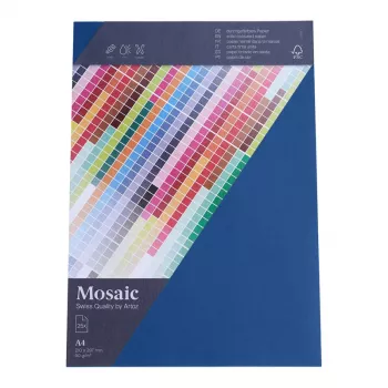 Artoz Papier Carta da lettere Mosaic blu marino A4 90 g/m² 25 fogli