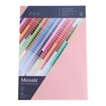 Artoz Papier Carta da lettere Mosaic rosa A4 90 g/m² 25 fogli