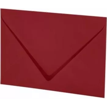Buste Artoz Papier Mosaic DIN B6 senza finestra rosso fuoco con gommatura 20 pezzi
